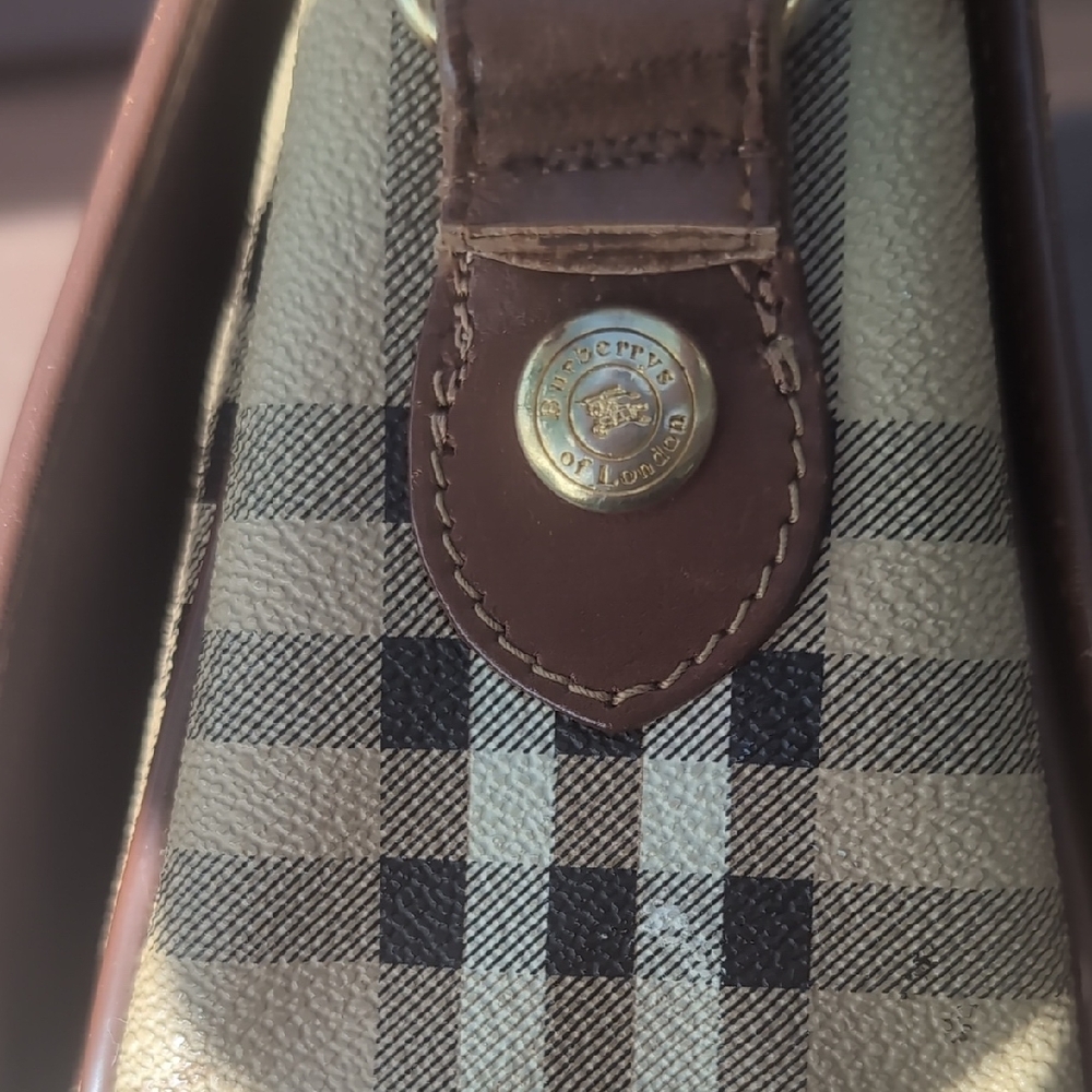 Burberry Tan and Brown Check Crossbody Bag - Well Loved - Picture 16 of 16